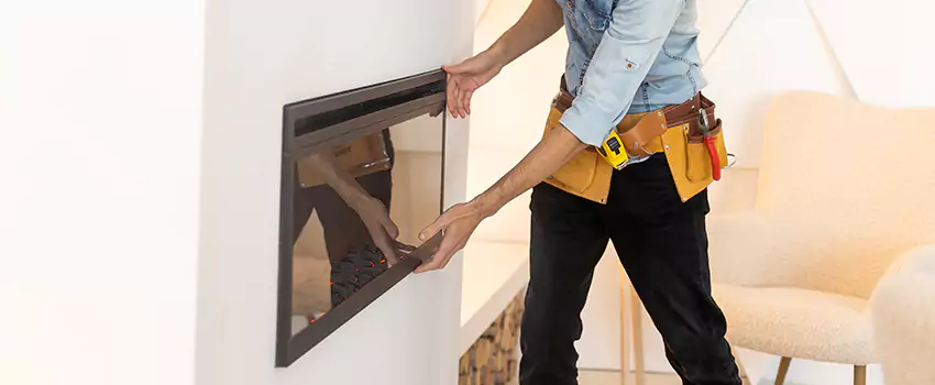 Metal Fireplace Installation in Christiansburg, Virginia