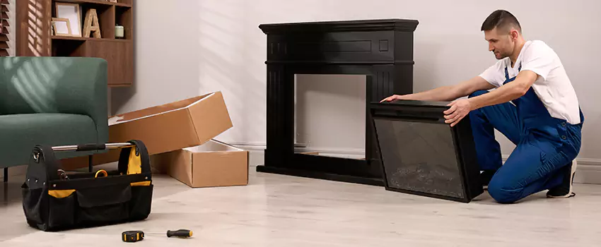 Old Rusted Metal Fireplace Repair And Replacement in Christiansburg, VA
